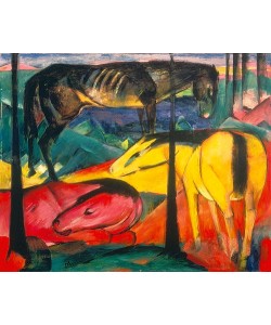 Franz Marc, Die drei Pferde. 1913.
