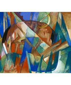 Franz Marc, Fabeltier II. (Pferd) 1913.