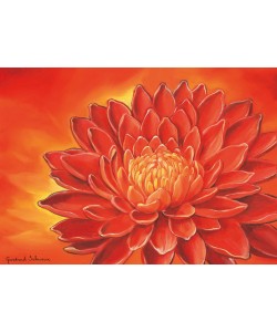 Gertrud Schweser, Red flowers II