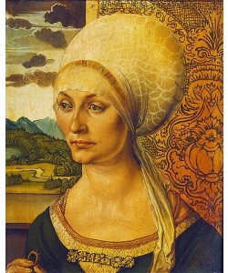 Albrecht Dürer, Bildnis der Elisabeth Tucher. 1499