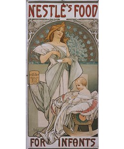 Alfons Maria Mucha, Plakat Nestlé's Food for Infants. 1897