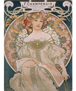 Alfons Maria Mucha, Plakat für F. Champenois. 1897