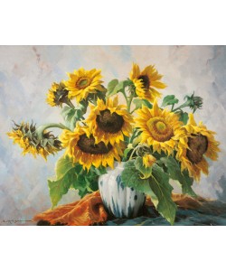 E. Krüger, SUNFLOWERS