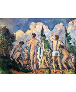 Paul Cézanne, Die Badenden. Gegen 1890/92