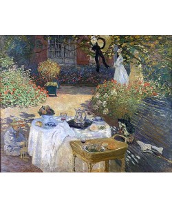 Claude Monet, Le Déjeuner (im Garten Claude Monets in Argenteuil). Um 1873.