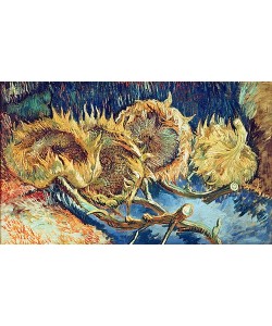 Vincent van Gogh, Vier abgeschnittene Sonnenblumen. 1887.