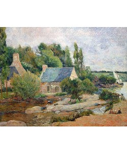 Paul Gauguin, Die Wäscherinnen von Pont-Aven. 1886