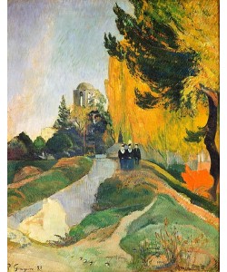 Paul Gauguin, Les Alyscamps in Arles. 1888