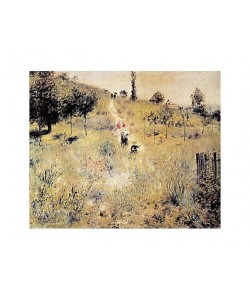 Pierre-Auguste Renoir, Aufsteigender Weg im Grünen (Offset)