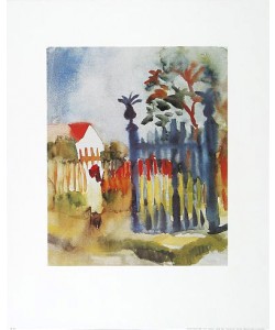 August Macke, Gartentor (Offset)