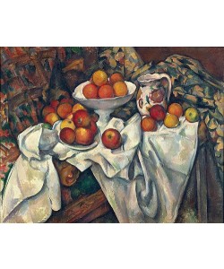Paul Cézanne, Stilleben mit Äpfeln und Orangen. Um 1895/1900