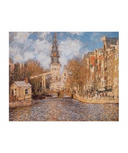 Claude Monet, Groenburgwal und die Südkirche (Offset)