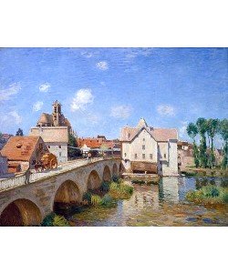 Alfred Sisley, Die Brücke von Moret. 1893.