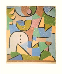 Paul Klee, Figur im Garten (Offset)