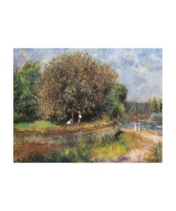 Pierre-Auguste Renoir, Blühender Kastanienbaum (Offset)