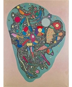 Wassily Kandinsky, Geordnete Anhäufung (Entassement réglée oder Ensemble multicolore). 1938.