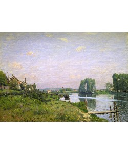 Alfred Sisley, Der Kanal Saint-Martin. 1872
