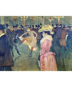 Henri de Toulouse-Lautrec, Ball im Moulin Rouge. 1889/1890.