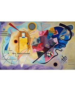 Wassily Kandinsky, Gelb, rot und blau. 1925