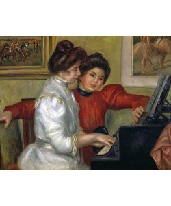 Pierre-Auguste Renoir, Yvonne und Christine Lerolle am Klavier. 1897