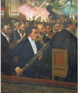 Edgar Degas, Das Orchester der Oper. Gegen 1870