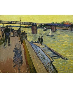 Vincent van Gogh, Die Brücke von Trinquetaille. 1888.