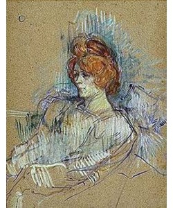Henri de Toulouse-Lautrec, Bildnis einer Dame. 1897