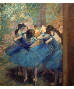 Edgar Degas, Die blauen Tänzerinnen. Gegen 1893
