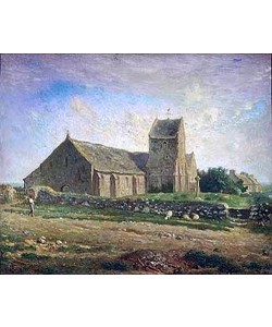 Jean-François Millet, Die Kirche von Gréville. 1871/1874