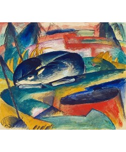 Franz Marc, Schlafendes Reh. 1912/13