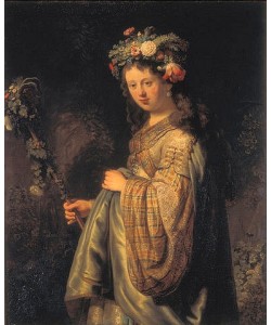 Rembrandt van Rijn, Saskia als Flora. 1634
