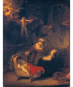 Rembrandt van Rijn, Die heilige Familie mit den Engeln. 1645