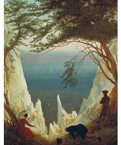 Caspar David Friedrich, Die Kreidefelsen von Rügen. 1818/1819.