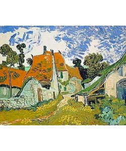 Vincent van Gogh, Dorfstraße in Auvers. 1890