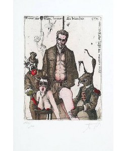 Noßmann Andreas Einmal der Hase, immer das Häschen (Radierung, handsigniert)