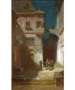 Carl Spitzweg, Die Serenade.