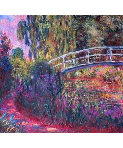 Claude Monet, Japanische Brücke im Garten von Giverny. 1900