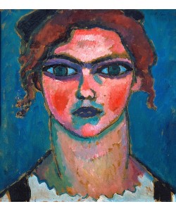 Alexej von Jawlensky, Junges Mädchen mit grünen Augen. Um 1910