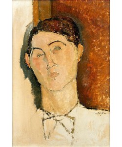 Amadeo Modigliani, Kopf eines jungen Mannes.