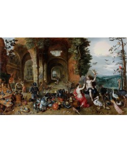 Jan BRUEGHEL DER Jüngere, Allegorie der Elemente Luft und Feuer