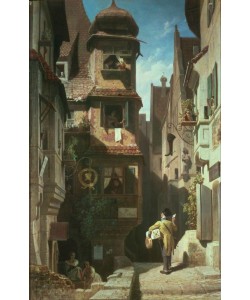 Carl Spitzweg, Der Briefbote im Rosental