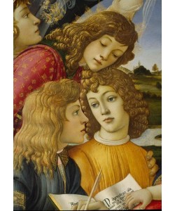 Sandro Botticelli, Maria mit Kind und fünf Engeln