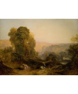 JOSEPH MALLORD WILLIAM TURNER, Landschaft in Derbyshire