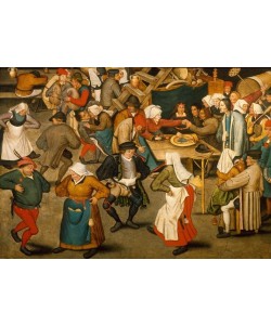 Pieter Brueghel der Jüngere, Der Hochzeitstanz im Innenraum