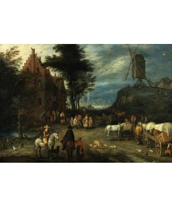 Jan Brueghel der Ältere, Dorfstraße