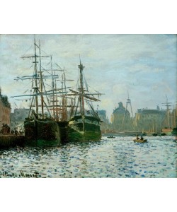 Claude Monet, Le Bassin du Commerce, Le Havre