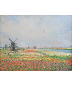 Claude Monet, Champs de fleurs et de moulins près de Leyde