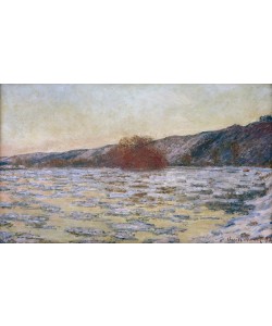 Claude Monet, Les glaçons, effet de crépuscule