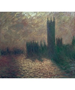 Claude Monet, Le Parlement, ciel orageux