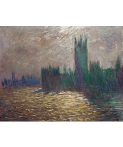 Claude Monet, Le Parlement, reflets sur la Tamise